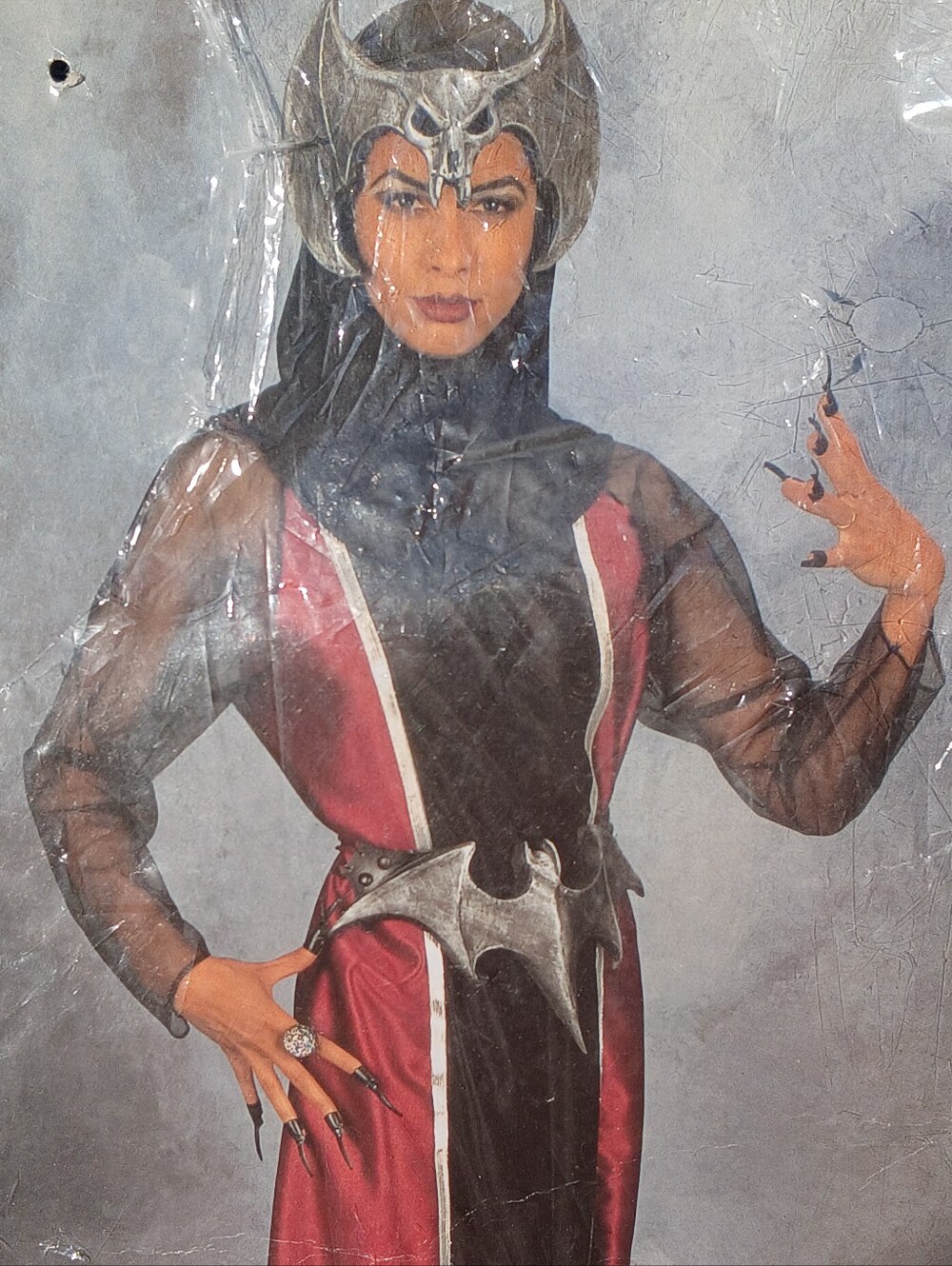 Vintage Magic Dimension Sorceress Adult Costume New In Open Package